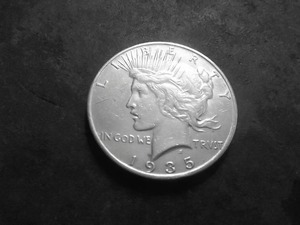 1935 S Peace Silver Dollar
