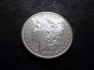1881 S Morgan Silver Dollar