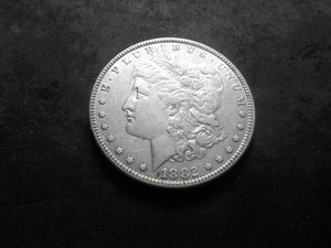 1882 Morgan Silver Dollar
