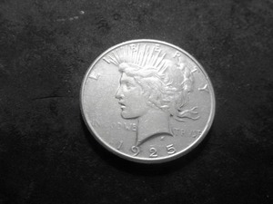 1925 S Peace Silver Dollar