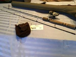 lot 650 image: Fenwick HMX-S602L-MF Fishing Pole with Orvis-50A Reel