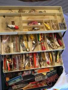 lot 655 image: Fishing Tackle Box with Tackle