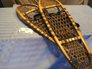 lot 662 image: Wooden Snow Shoes