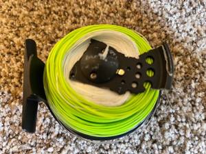 lot 704 image: Cabelas Prestige One Fishing Reel and LED Lighted Magnifier