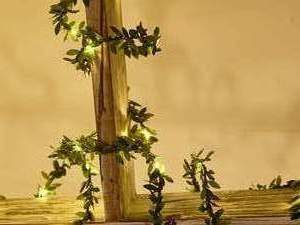 1pc Artificial Vine String Light With 20pcs Bulb