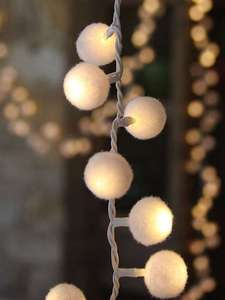 1pc String Light With 40pcs Ball Shaped Bulb