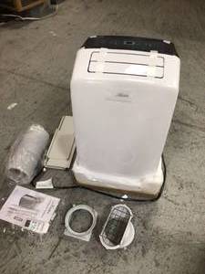 lot 4 image: Hunter 14,000 BTU 8,600 BTU (DOE) Portable Air Conditioner with Heater and Dehumidifier with Remote open box customer returns