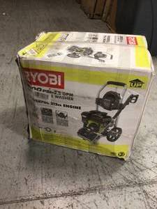 lot 7 image: Ryobi  3200 PSI 2.5 GPM 212cc Gas Pressure Washer open box customer Returns see pictures