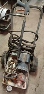 lot 8 image: 110 Volt Electric Pressure Washer with Wand and Hose Powered by a 1.5 hp. Electric Motor