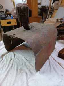 lot 16 image: 3-Farmall Tractor Parts, PTO Shield from a Farmall M, Part of a Water Pump from a Farmall H