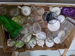 Box of Glassware See Photos...