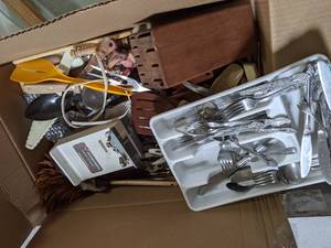 Box of Kitchen Utensils, and More ...