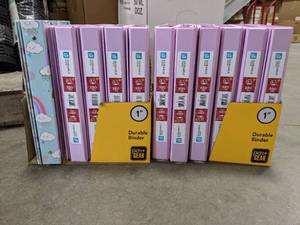(23) 1 3-Ring Binders...