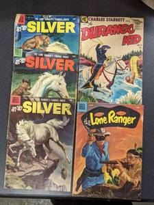 Vintage Era 1955 Comics (Hi-Yo Silver, The Lone Ranger, & The Durango Kid)
