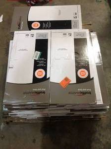 37 Boxes Seashore Wood 12 in. x 24 in. Peel and Stick Vinyl Tile Flooring (20 sq. ft.  case) by TrafficMaster Customer Returns See Pictures