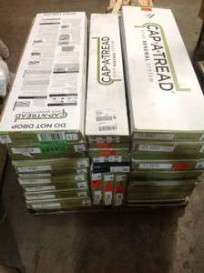 25 Boxes of Mixed Cap A Thread Flooring Customer Returns See Pictures