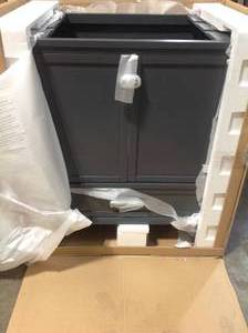 Merryfield 30 in. W x 21-12 in. D Bathroom Vanity Cabinet Only in Dark Blue-Gray by Home Decorators Collection Customer Returns See Pictures