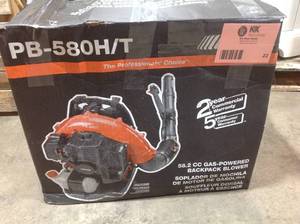 216 MPH 517 CFM 58.2cc Gas 2-Stroke Cycle Backpack Leaf Blower with Tube Throttle by ECHO Customer Returns See Pictures