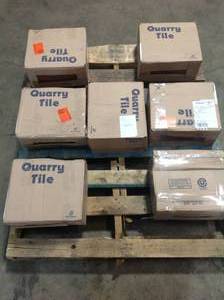 Lot of 7 Quarry Red Flash 6 in. x 6 in. Ceramic Floor and Wall Tile (11 sq. ft.  case) by Daltile Customer Returns See Pictures