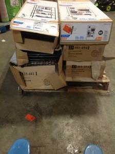Lot of Utility Shelving Racks Customer Returns See Pictures