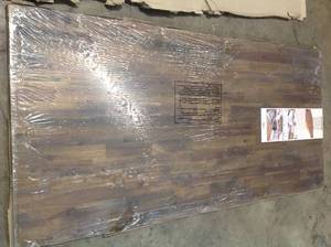 Acacia 6 ft. L x 36 in. D x 1 in. T Butcher Block Island Countertop in Brown Oil Stain by Interbuild Customer Returns See Pictures