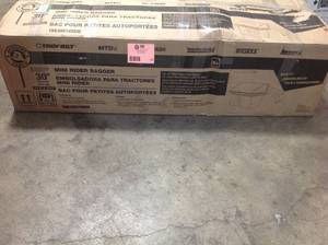 Original Equipment 30 in. Double Bagger for Cub Cadet, Troy-Bilt and Craftsman Rear Engine Lawn Mowers (2013 and After) by MTD Genuine Factory Parts Customer Returns See Pictures
