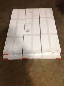 6 Boxes of Piedmont Whitmore Gray 0.31 in. T x 12 in. W x 47.2 in. L Luxury Vinyl Stair Tread (2-piecescase) by MSI Customer Returns See Pictures