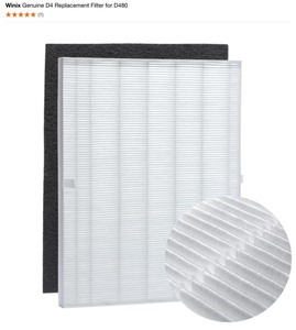 lot 11 image: Winix Genuine D4 Replacement Filter for D480. See Pictures