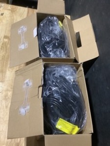 lot 14 image: Newhouse Lighting 48 ft. 2-Watt Outdoor Weatherproof LED String Light with S14 LED Filament Light Bulbs Included. See Pictures