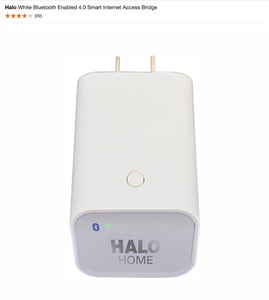 lot 42 image: Halo White Bluetooth Enabled 4.0 Smart Internet Access Bridge. See Pictures