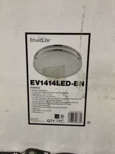 lot 58 image: EnviroLite & Feit Electric Lighting Fixture And Light Bulbs. Various Kinds. See Pictures
