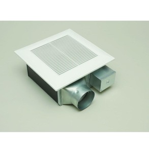 lot 65 image: Panasonic Whisper Fit EZ Quiet 80 or 110 CFM Ceiling Low Profile Dual Speed Bath Exhaust Fan. See Pictures