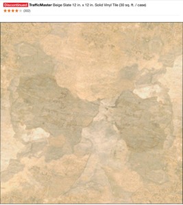lot 78 image: Assorted TrafficMaster Peel & Stick Vinyl Tile. Various Kinds See Pictures