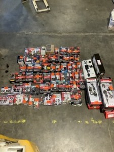 lot 86 image: Huge Lot of Kwikset & Other Branded Door Handles, Knobs, Deadbolts & More Various Kinds & Conditions. See Pictures
