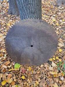 lot 26 image: Large Vintage Saw Blade