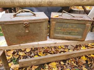 lot 31 image: Two Ammo Boxes