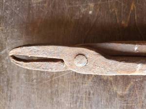 lot 69 image: Two Old Blacksmiths Tongs