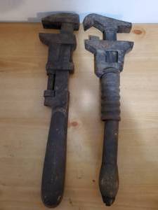 lot 58 image: Two Large Pipe Wrenches