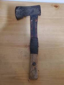 lot 123 image: Vintage Official Boy Scout Axe