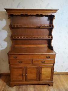 lot 303 image: Vintage Dutch Cupboard