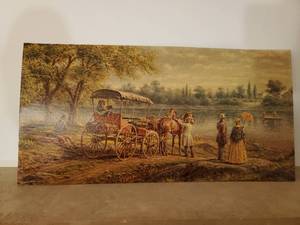 lot 306 image: Waiting For The Ferry Print by E.L. Henry