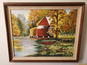 lot 308 image: Framed Painting
