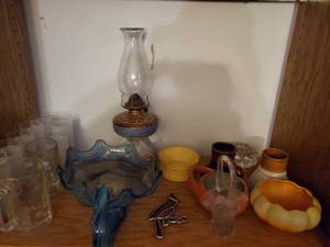 lot 189 image: Collection Of Pottery And Glassware