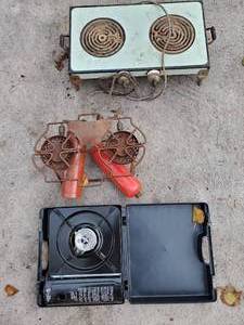 lot 230 image: Three Vintage Camping Stoves