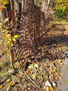 lot 205 image: Three Pieces Of Metal Screen Yard Art
