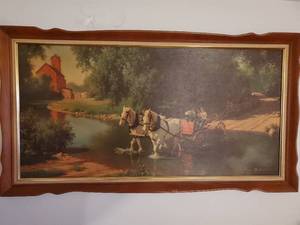 lot 268 image: Framed Art By Paul Detlefren