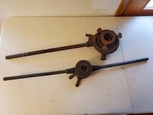 lot 293 image: Two Old Pipe Threaders