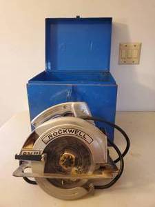 lot 319 image: Rockwell Saw With Box & Accessories