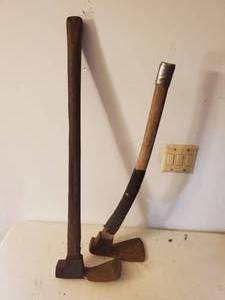 lot 324 image: Two Vintage Carpenters Adze