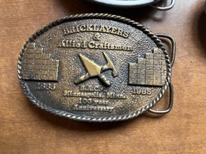 lot 360 image: Three Vintage Tradesman Belt Buckles